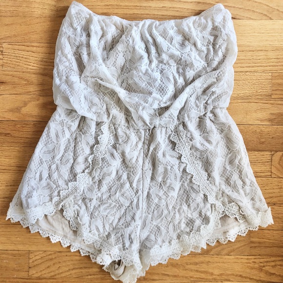 Free People Lace Romper - Picture 2 of 5